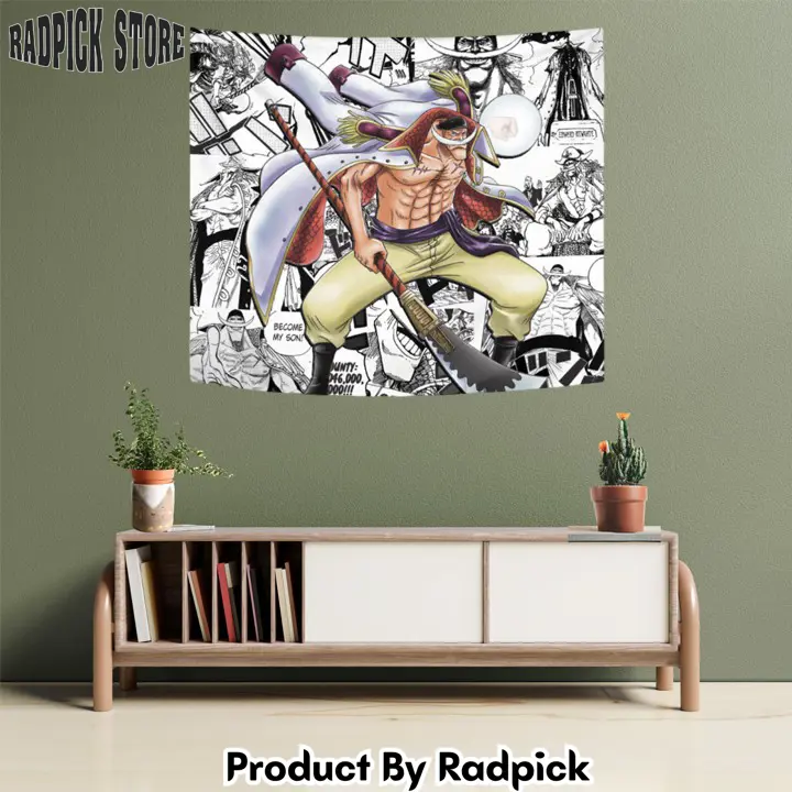 Whitebeard tapestry custom anime manga room wall decor  rp5948285